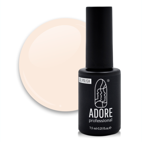 Гель-лак для нігтів Adore professional P-05 - soft vanilla, бежевий, 8 мл