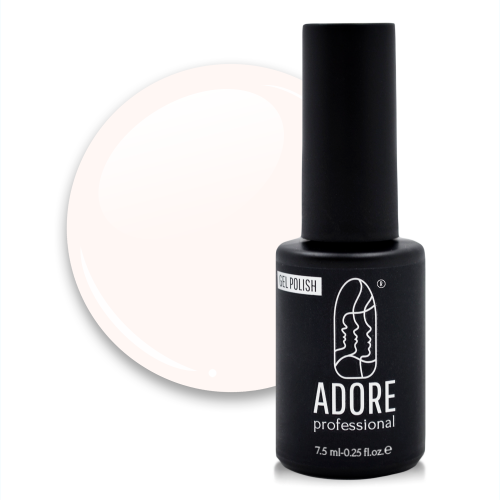 Гель-лак для нігтів Adore professional P-06 - soft white, кремовий, 8 мл