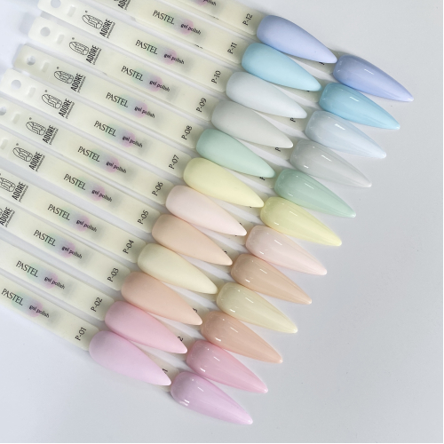 Гель-лак для нігтів Adore professional P-08 - soft mint, пастельний м'ятний, 8 мл