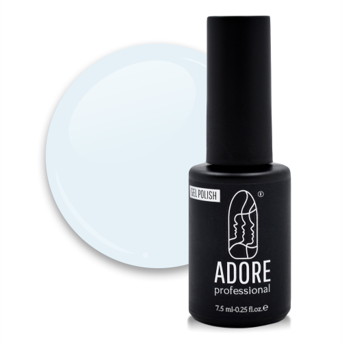 Гель-лак для нігтів Adore professional P-10 - soft blue, світло-блакитний, 8 мл