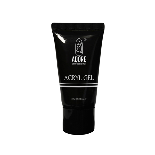 Акрил-гель для нігтів Adore professional - прозорий, 30 мл