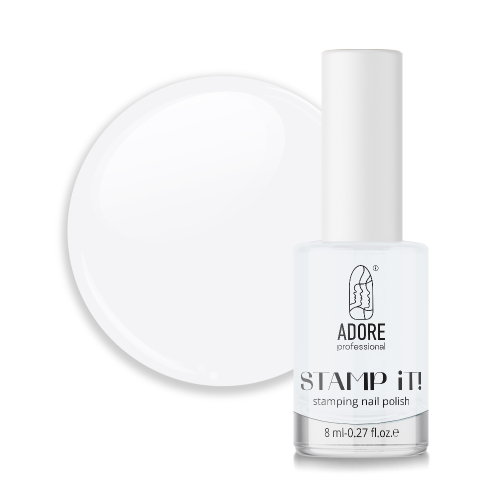 Лак для стемпінгу Adore Stamp it №01 cocco, 8 мл