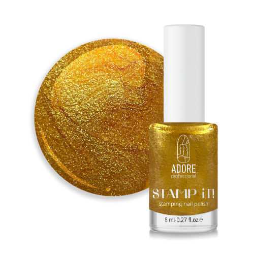 Лак для стемпінгу Adore Stamp it №03 gold, 8 мл