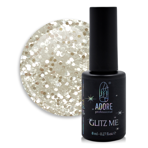 Гель-лак для нігтів Adore professional Gm-03 - glitter, 8 мл