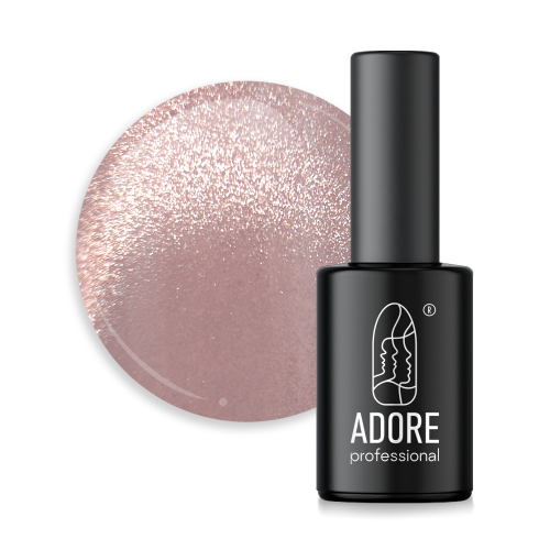 Гель-лак для нігтів котяче око Adore professional е-01, лілово-бежевий, 8 мл