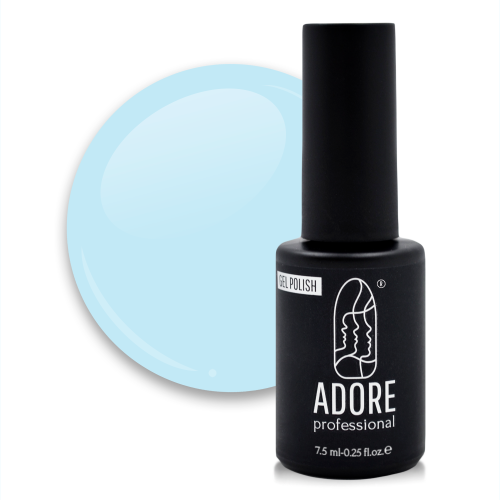 Гель-лак для нігтів Adore professional P-11 - soft azure, пастельний лазур, 8 мл