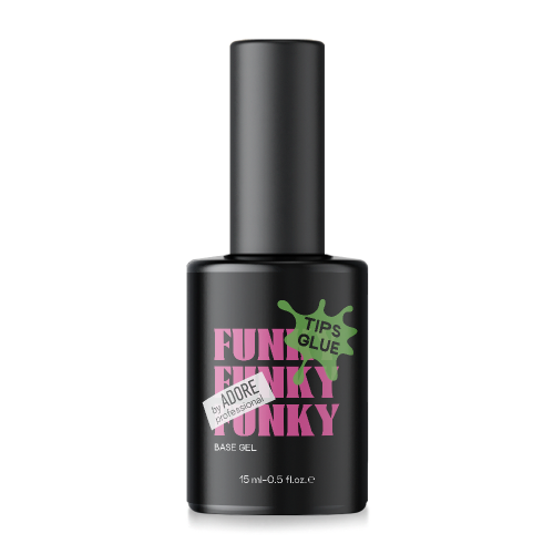 Гель-клей для гелевих тіпс Adore Funky tips glue gel, 15 мл