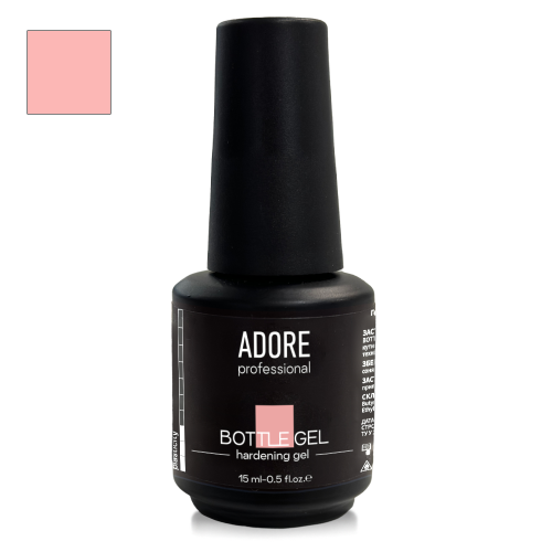 Рідкий гель для укріплення нігтів Adore professional Bottle gel - natural, натуральний, 15 мл