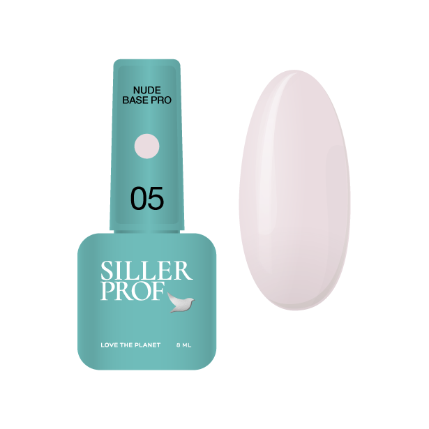 Камуфлююча база Siller Nude Base Pro №5 рожево-лавандовий, 8 мл