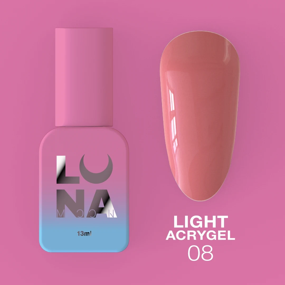 Рідкий гель LunaMoon Light Acrygel №8, 30 мл
