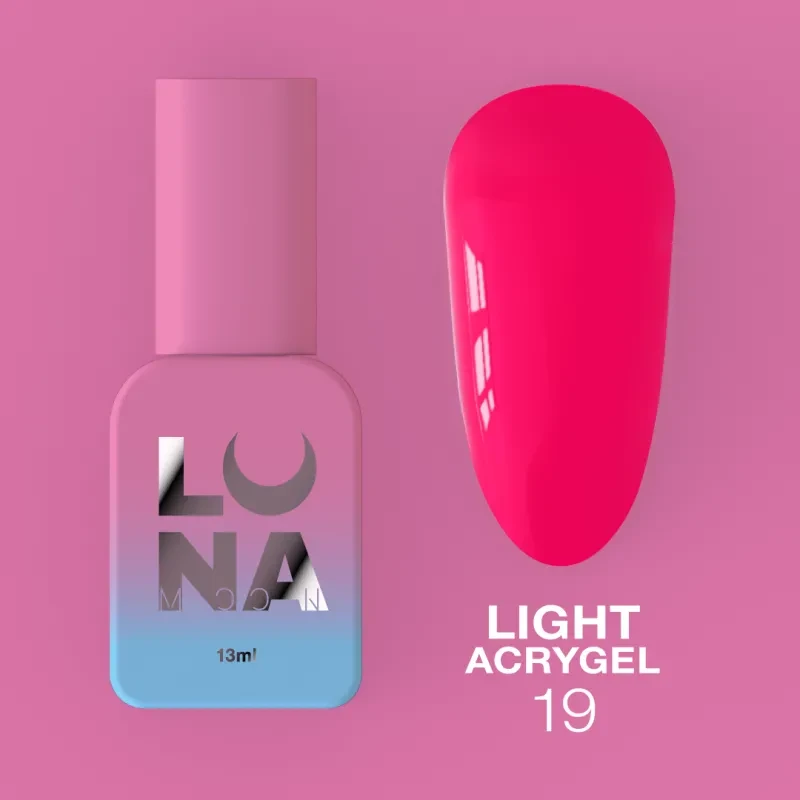 Рідкий гель LunaMoon Light Acrygel №19, 13 мл
