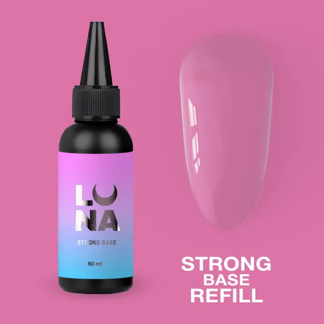 База для нігтів укріплююча LunaMoon Strong Base Refill, 60 мл