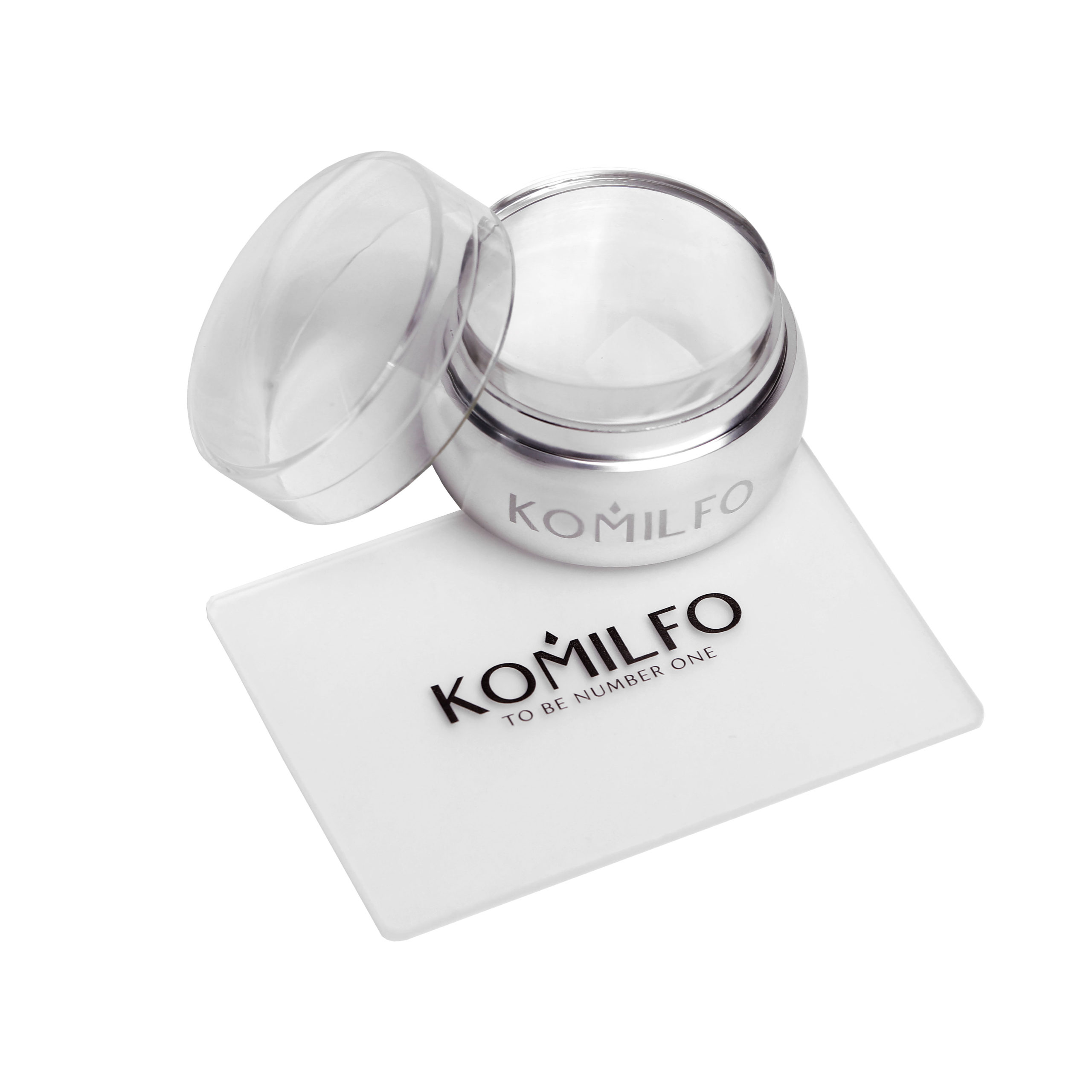 Силіконовий штамп Komilfo скрапер прозорий 5х7 см