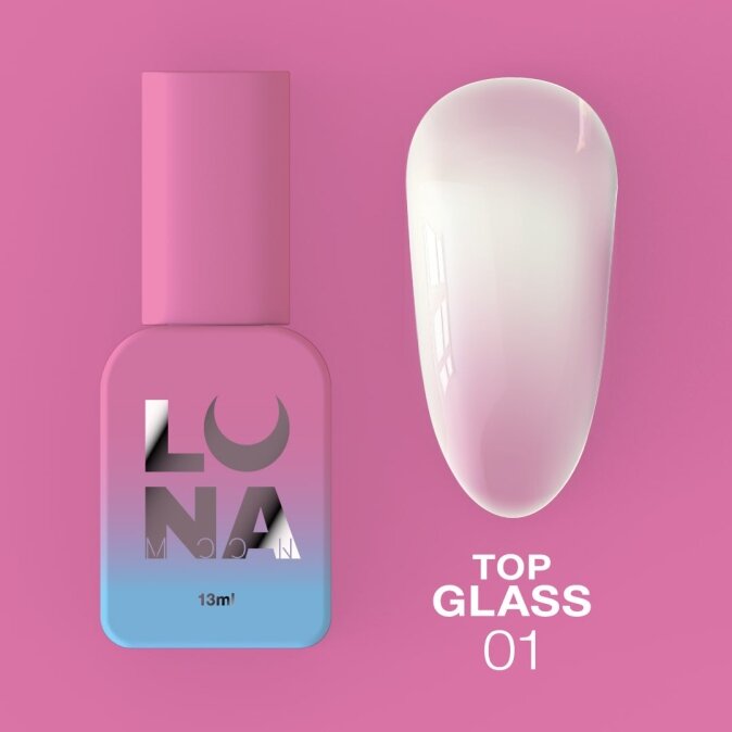 Топ для нігтів LunaMoon Top Glass №1, 13 мл