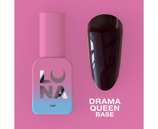 Камуфлююча база для нігтів LunaMoon Drama Queen Base, 13 мл