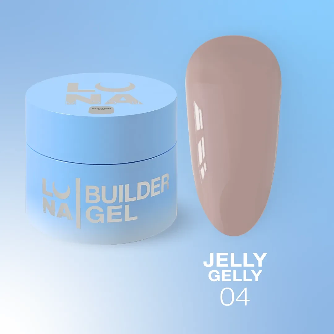 Гель-желе для нігтів LunaMoon Jelly Gelly №4 бежевий, 15 мл