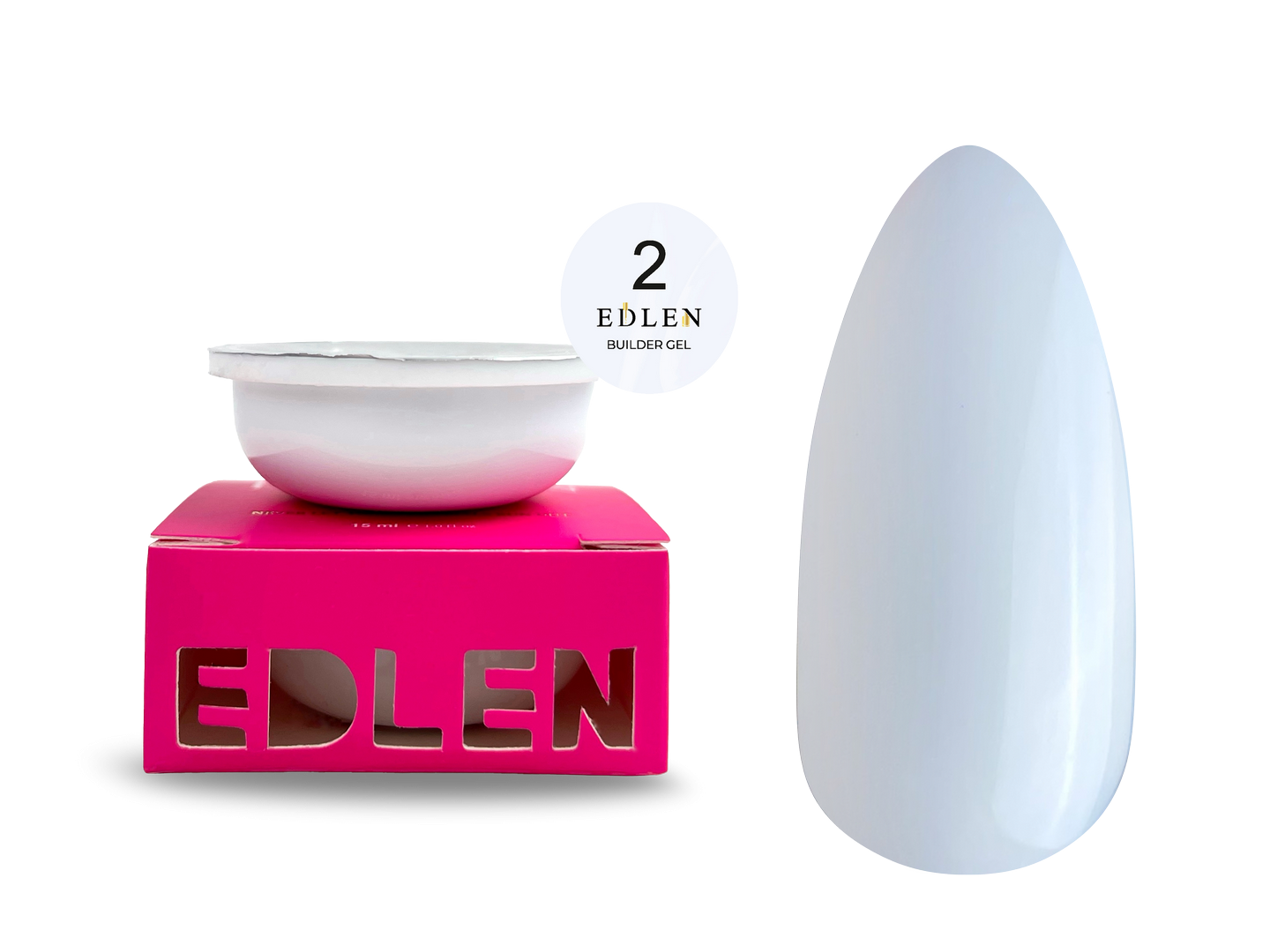 Змінний картридж Edlen Refill Builder gel №02, 15 мл