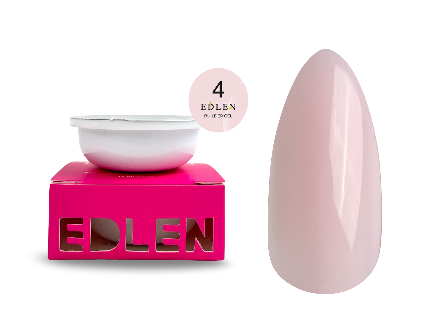 Змінний картридж Edlen Refill Builder gel №04, 15 мл