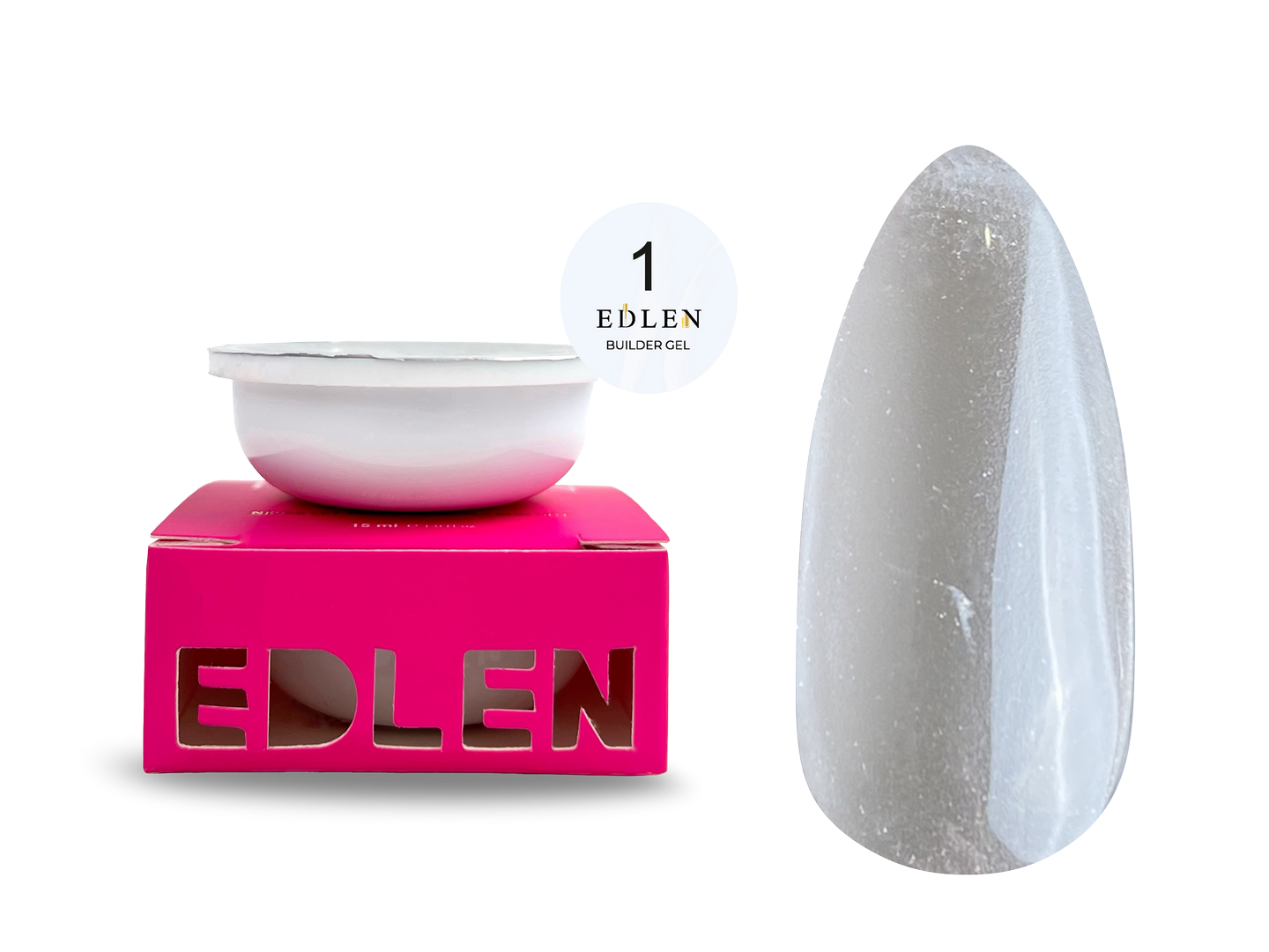 Змінний картридж Edlen Refill Builder gel №01, 50 мл
