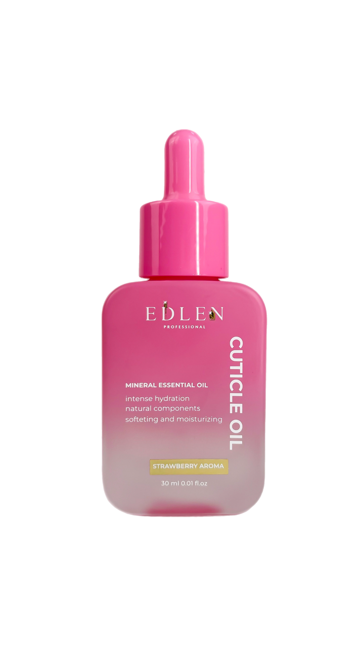 Олійка для кутикули Edlen Cuticle oil strawberry aroma, 30 мл