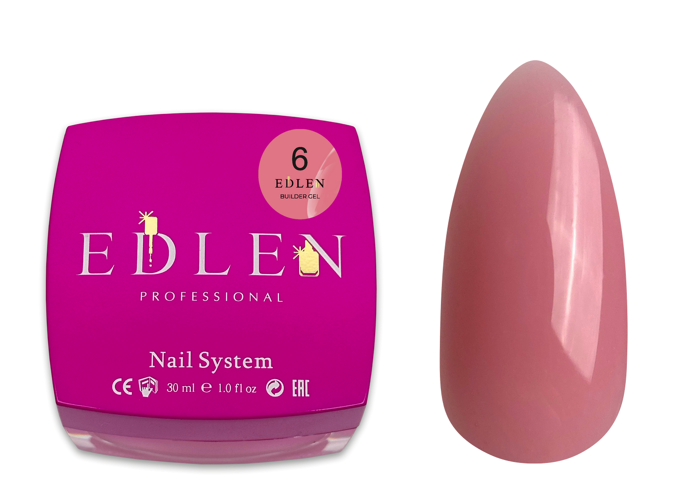 Універсальний гель Edlen Builder gel №06, 30 мл
