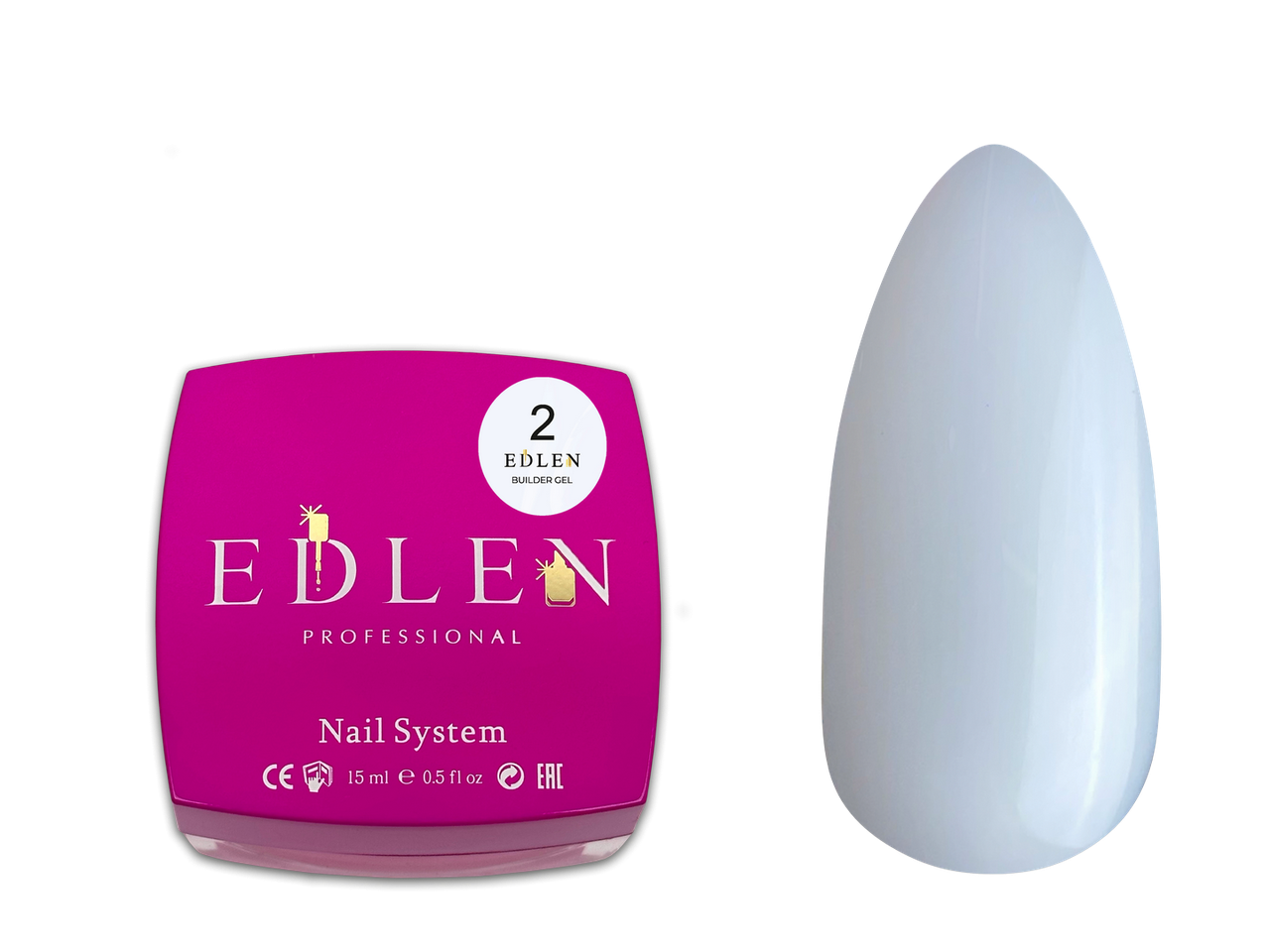 Універсальний гель Edlen Builder gel №02, 15 мл
