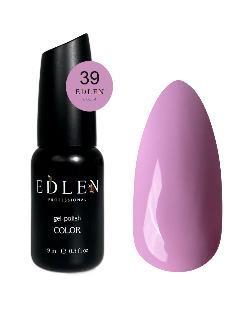 Гель-лак для нігтів Edlen Color №039 рожево-фіолетовий, 9 мл