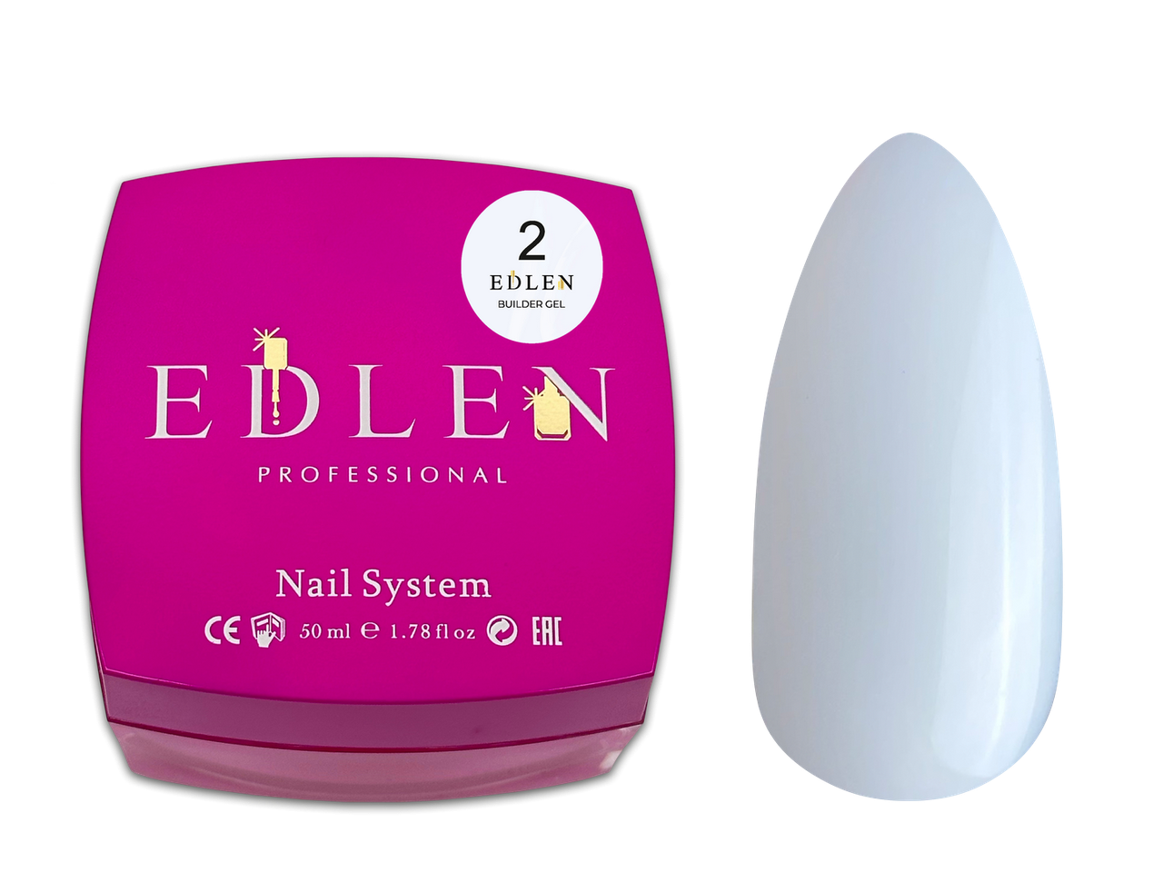 Універсальний гель Edlen Builder gel №02, 50 мл