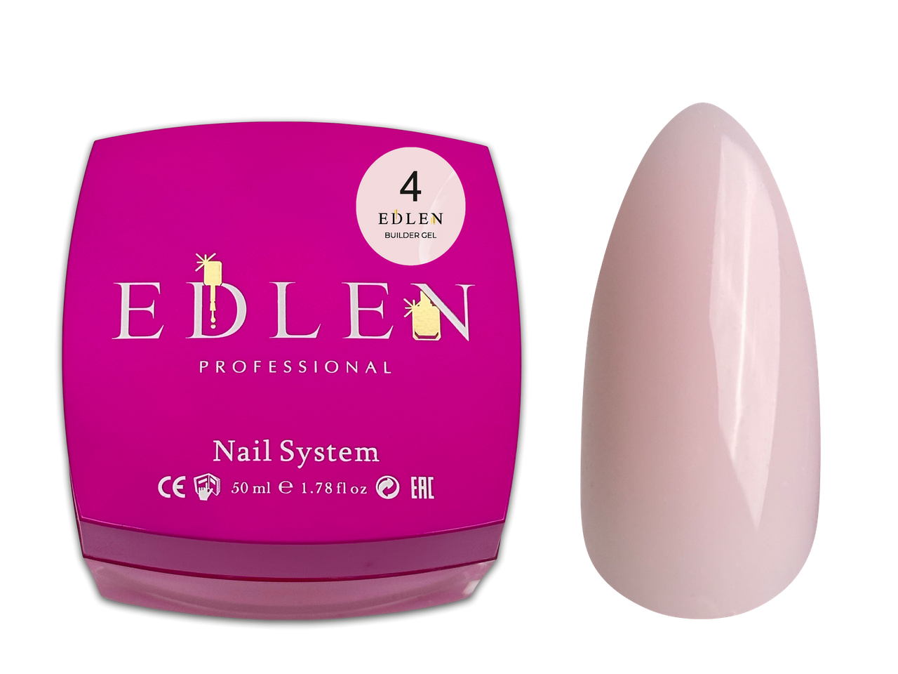 Універсальний гель Edlen Builder gel №04, 50 мл