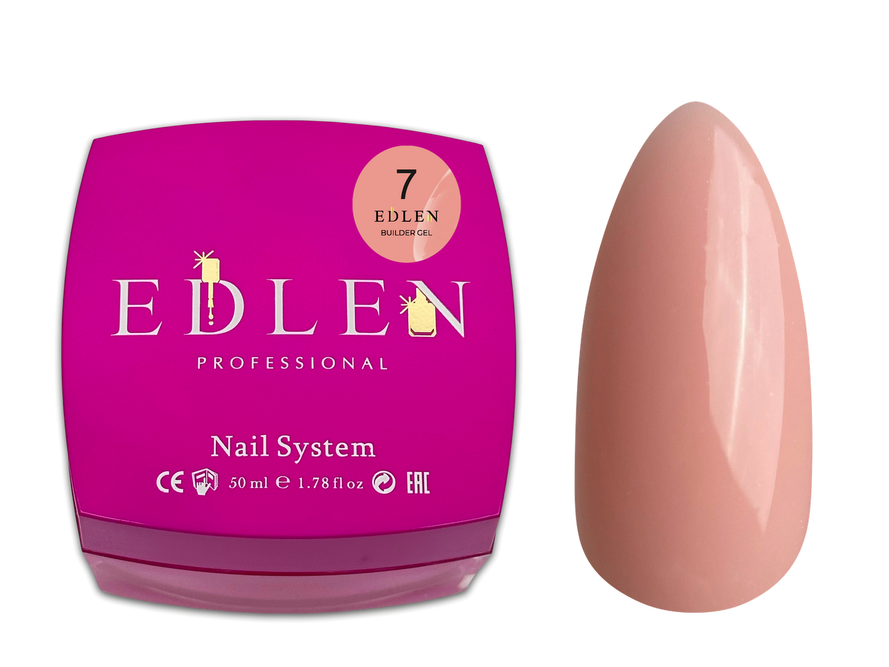Універсальний гель Edlen Builder gel №07, 50 мл