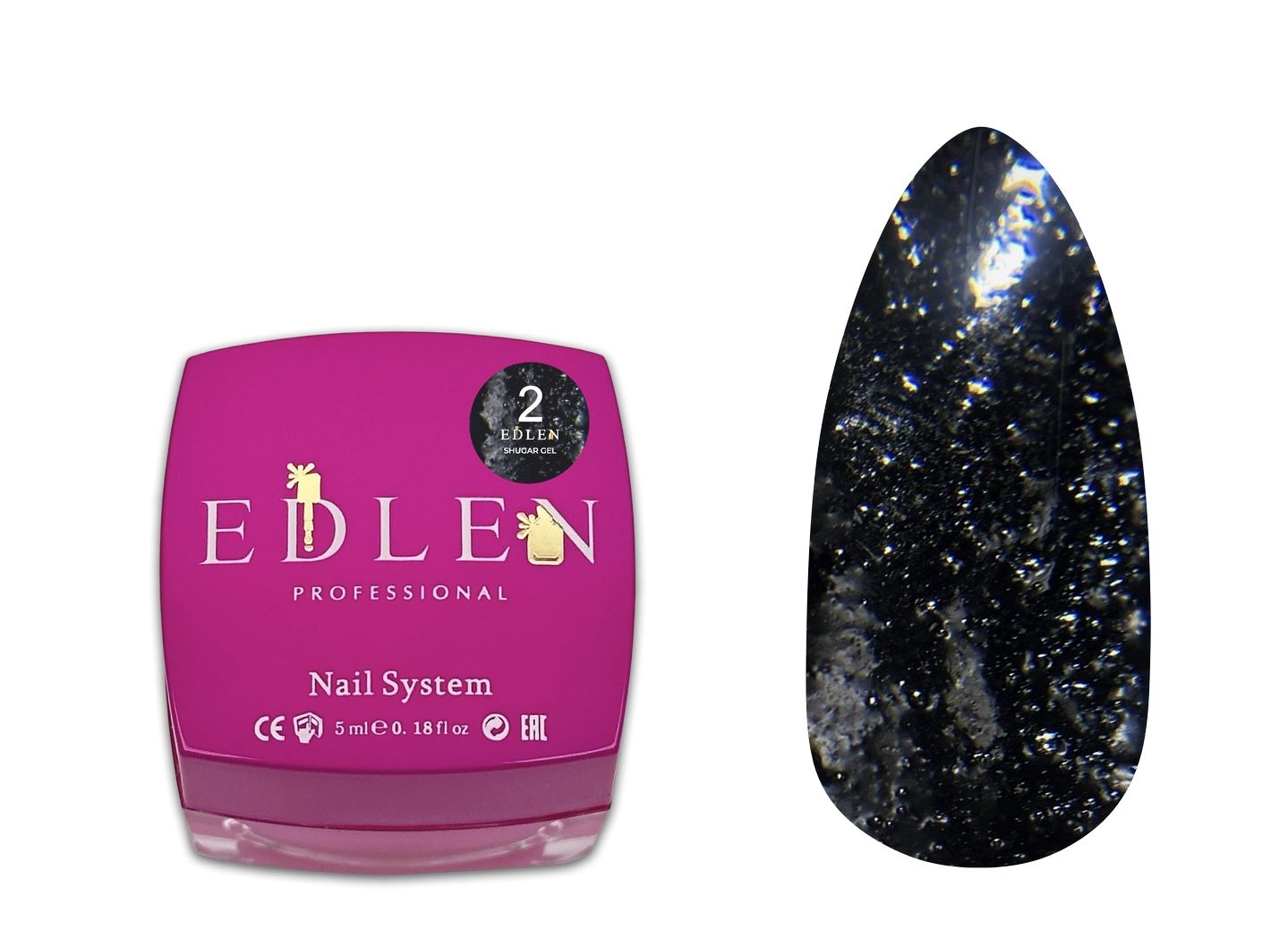 Декоративний цукровий гель Sugar Gel Edlen №02, 5 мл