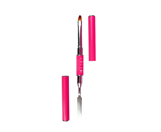 Пензлик-шпатель Poly Gel Brush Edlen — для полігелю