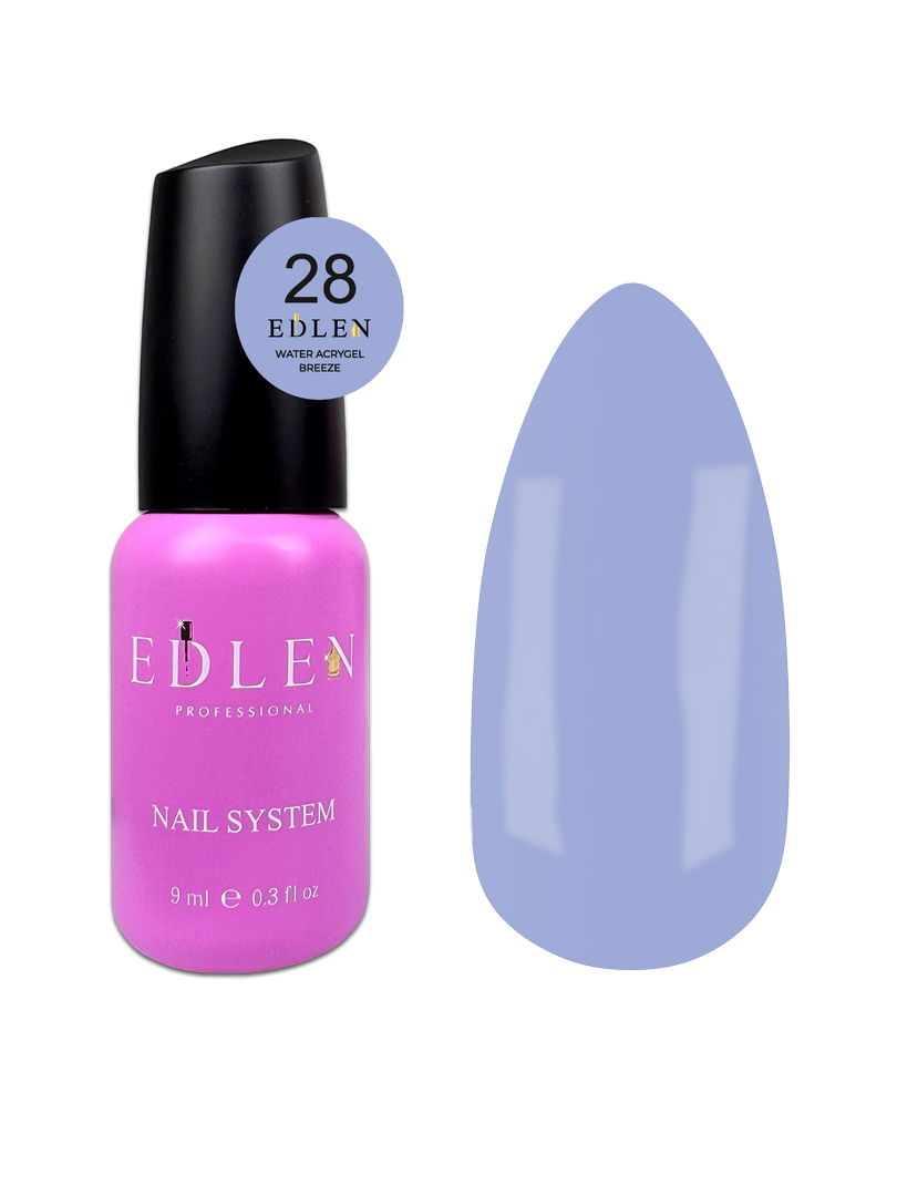 Рідкий гель для зміцнення та моделювання нігтя Edlen Water Acrygel Provance Breeze №28, 9 мл