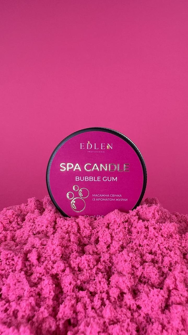 Масажна свічка для Spa-процедур після манікюру Edlen Bubble gum, 30 грам