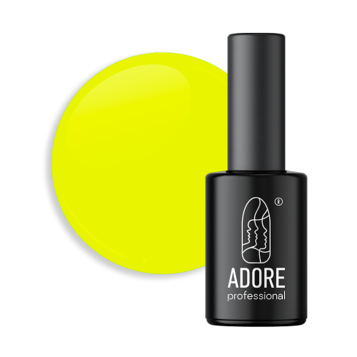 Неоновий гель-лак Adore Neon Max Nn-04 - лимонний неон, 8 мл