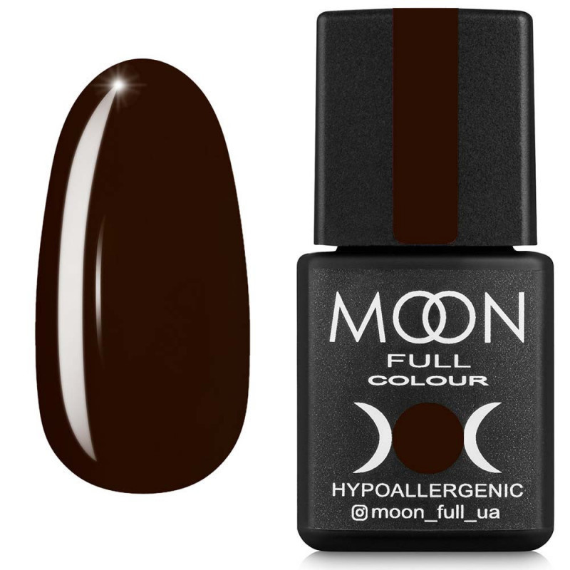 Гель-лак для нігтів Moon Full Fashion color №236 темний шоколад, 8 мл