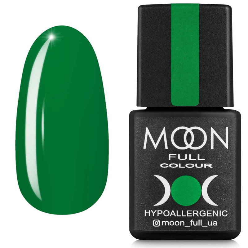 Гель-лак для нігтів Moon Full Fashion color №244 зелений, 8 мл