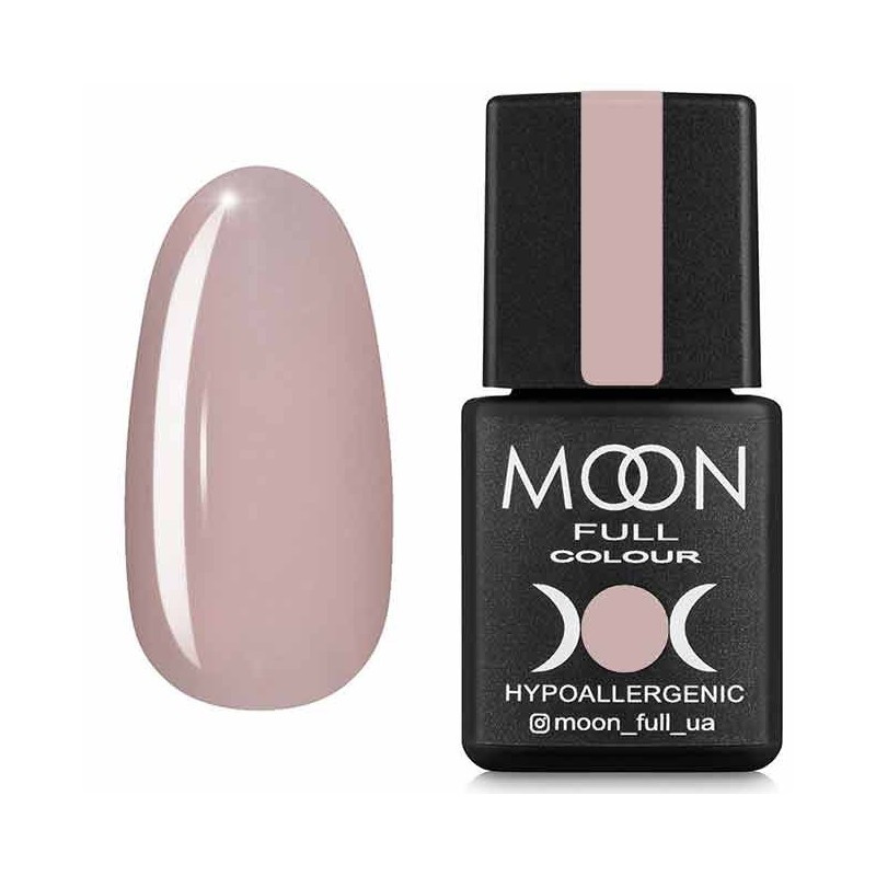 Гель-лак для нігтів Moon Full Spring-Summer №601 бежево-рожевий ніжний, 8 мл