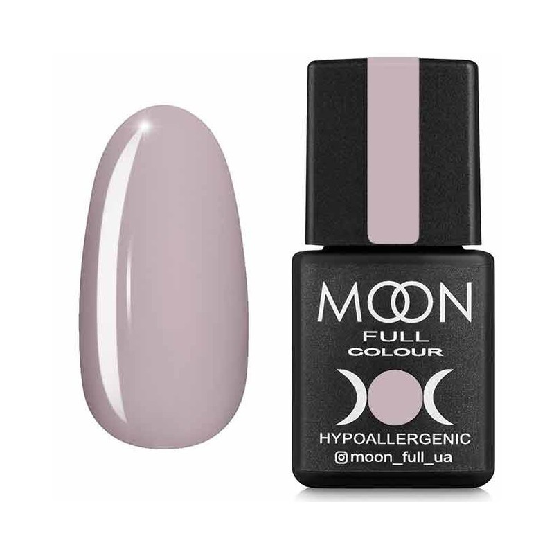 Гель-лак для нігтів Moon Full Spring-Summer №602 бежево-бузковий ніжний, 8 мл