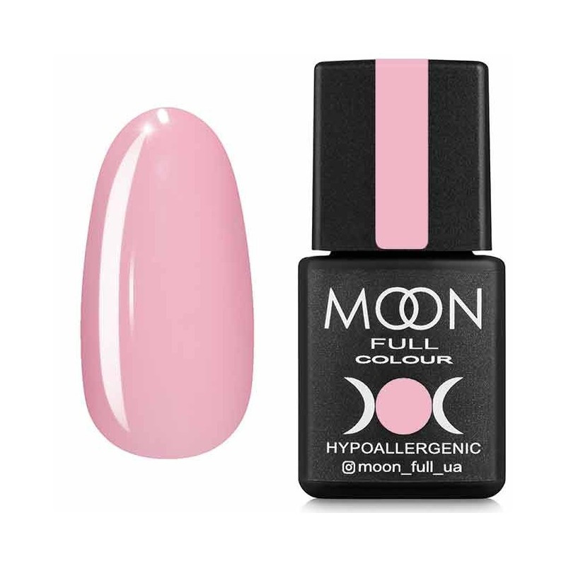 Гель-лак для нігтів Moon Full Spring-Summer №605 ніжно-рожевий, 8 мл