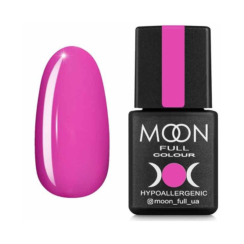 Гель-лак для нігтів Moon Full Spring-Summer №607 фуксія, 8 мл