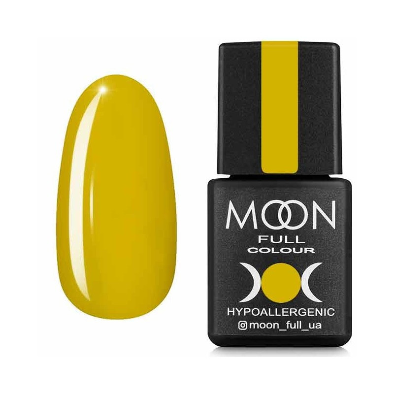Гель-лак для нігтів Moon Full Spring-Summer №609 гірчичний, 8 мл