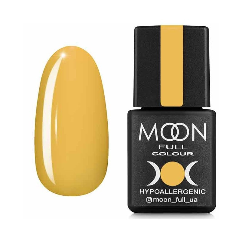 Гель-лак для нігтів Moon Full Spring-Summer №610 жовтий каррі, 8 мл