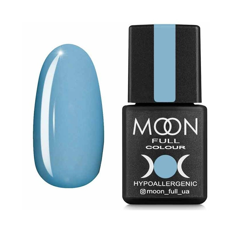 Гель-лак для нігтів Moon Full Spring-Summer №630 ніжно-блакитний, 8 мл