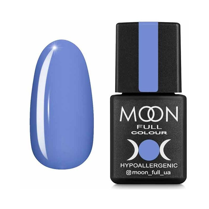 Гель-лак для нігтів Moon Full Spring-Summer №631 ніжна блакить, 8 мл