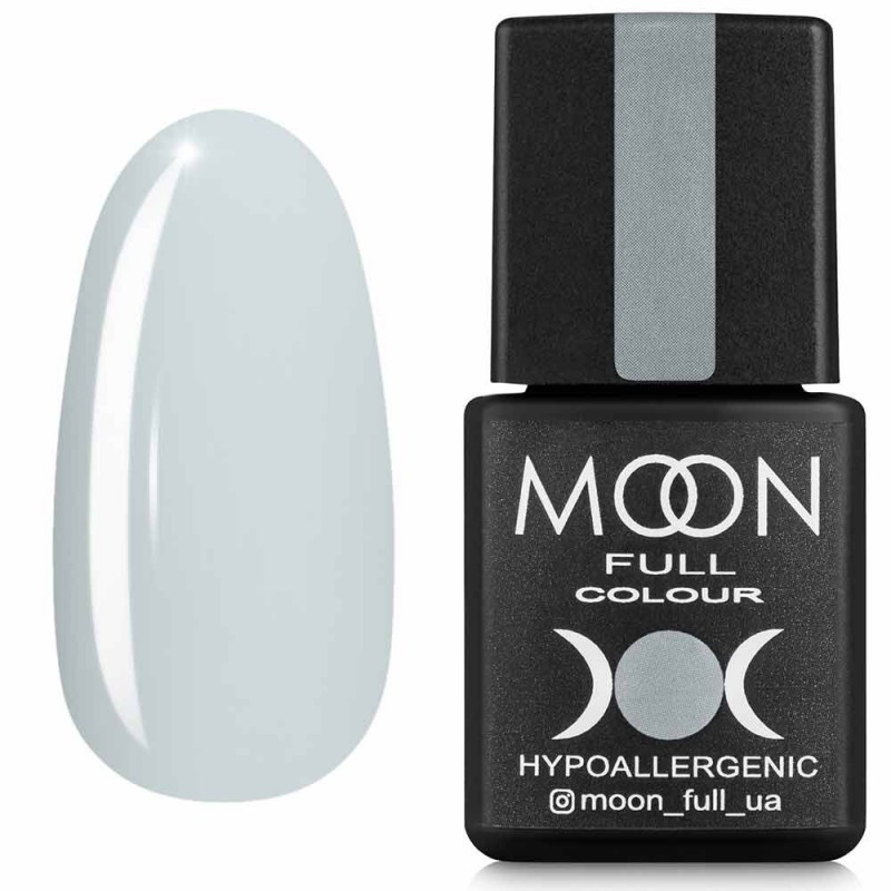 Гель-лак для нігтів Moon Full Air Nude №01 молочний напівпрозорий, 8 мл