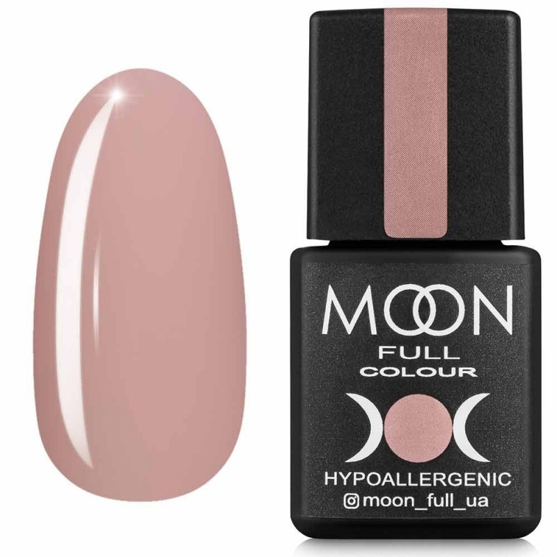 Гель-лак для нігтів Moon Full Air Nude №05 бежево-рожевий напівпрозорий, 8 мл