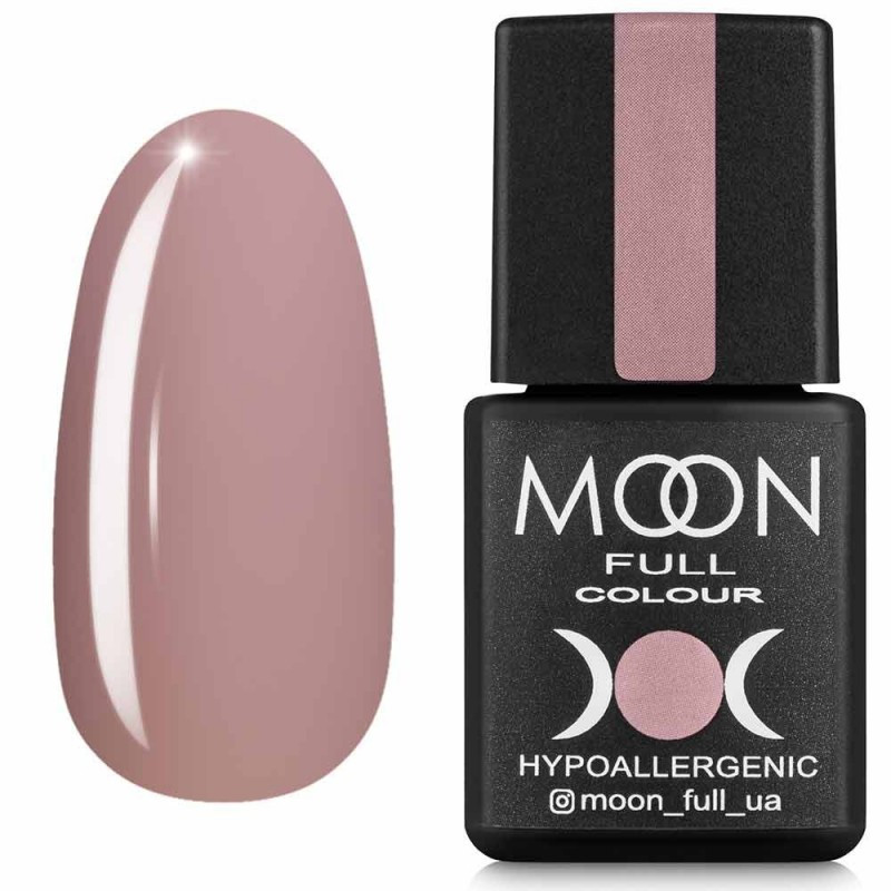 Гель-лак для нігтів Moon Full Air Nude №06 бежевий напівпрозорий, 8 мл