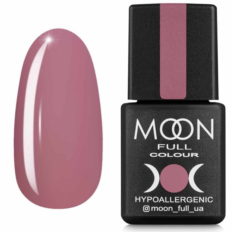 Гель-лак для нігтів Moon Full Air Nude №08 бежево-рожевий темний, 8 мл