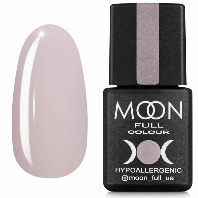 Гель-лак для нігтів Moon Full Air Nude №12 ніжне праліне напівпрозорий, 8 мл